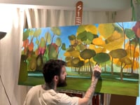 Colourful Autumn Tree Paintings Vancouver video