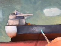 Vancouver Ocean Freighter Paintings