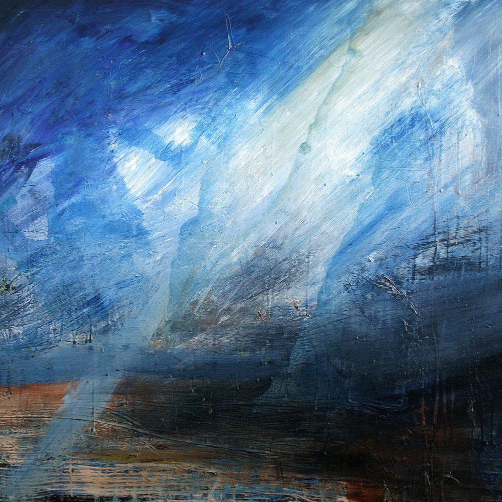 Cerulean | Blue Abstract Paintings Vancouver | Sam's Original Art