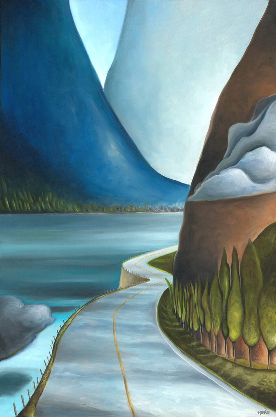 Whistler Sea to Sky highway paintings