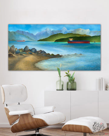 Vancouver beach paintings for sale