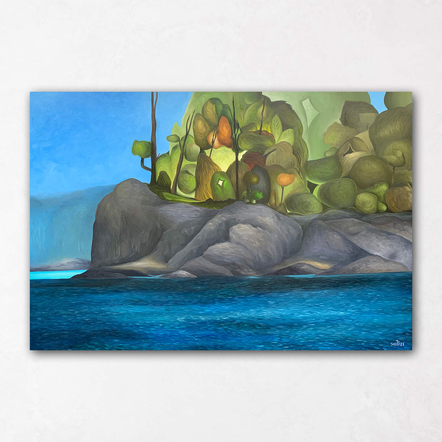 Whimsical Island Paintings Vancouver