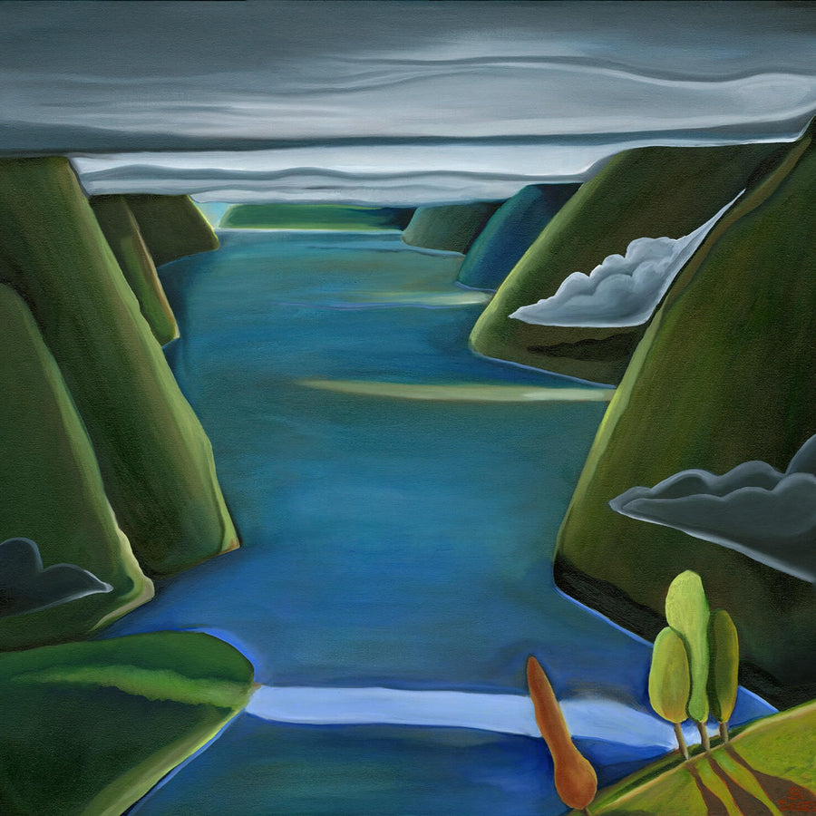 Howe Sound Painting by Local Vancouver Artist