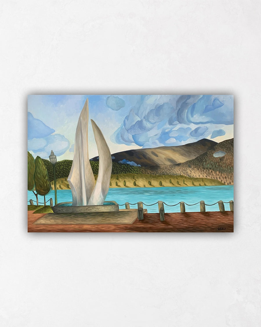 Painting of Kelowna Sails