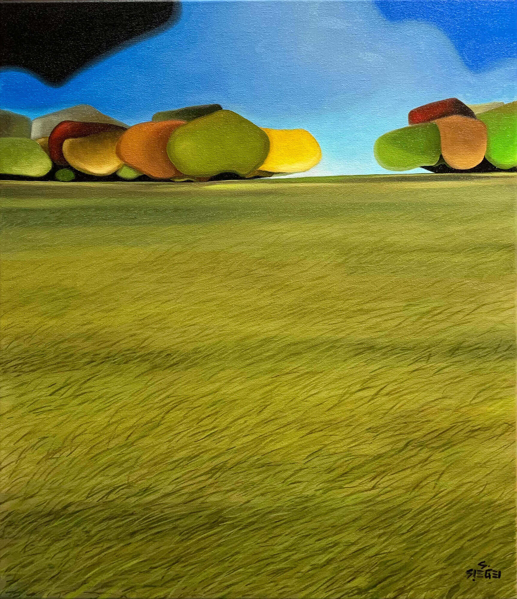 Maple Grove Park | Playful Paintings Vancouver Artist | Sam's Original Art