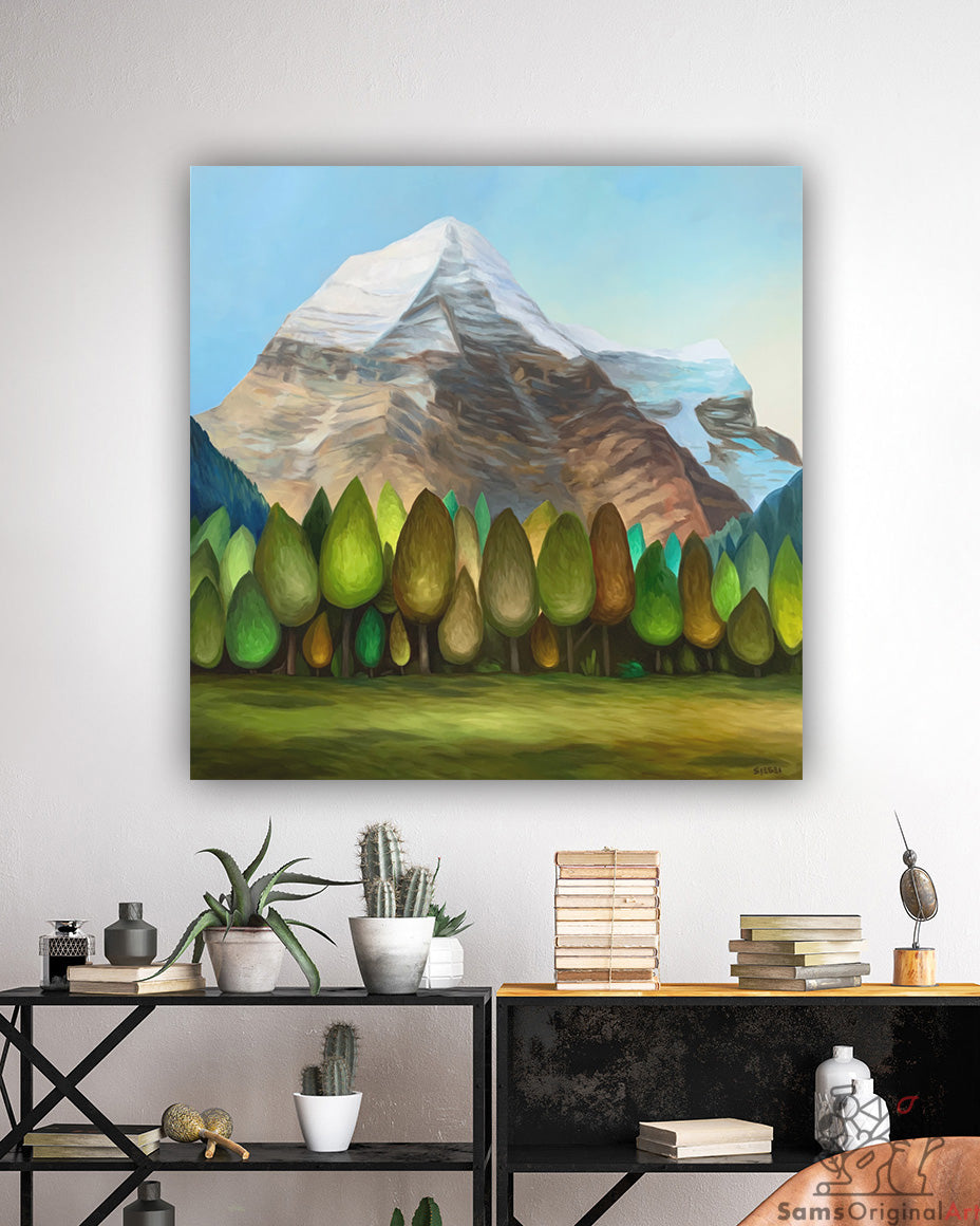 Mount Robson Paintings | Limited Edition Canvas Prints | Local Artist ...