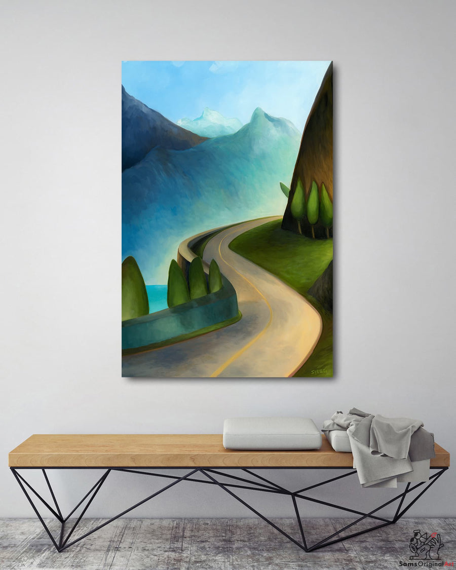 Sea to Sky highway painting