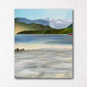 Spanish Banks Beach Painting Vancouver