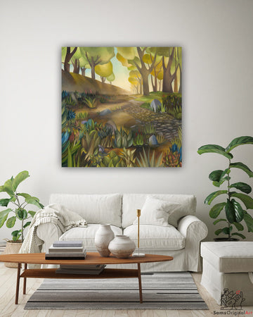 Flower Forest Painting