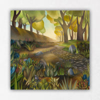 Succulent Forest Paintings Golden Forest