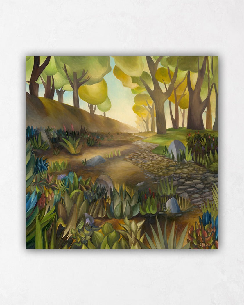 Succulent Forest Paintings Golden Forest