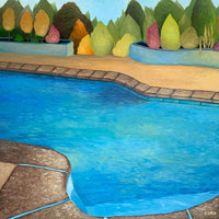 Swimming Pool Party Painting