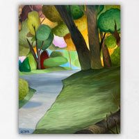 Forest Path Paintings Vancouver Artist