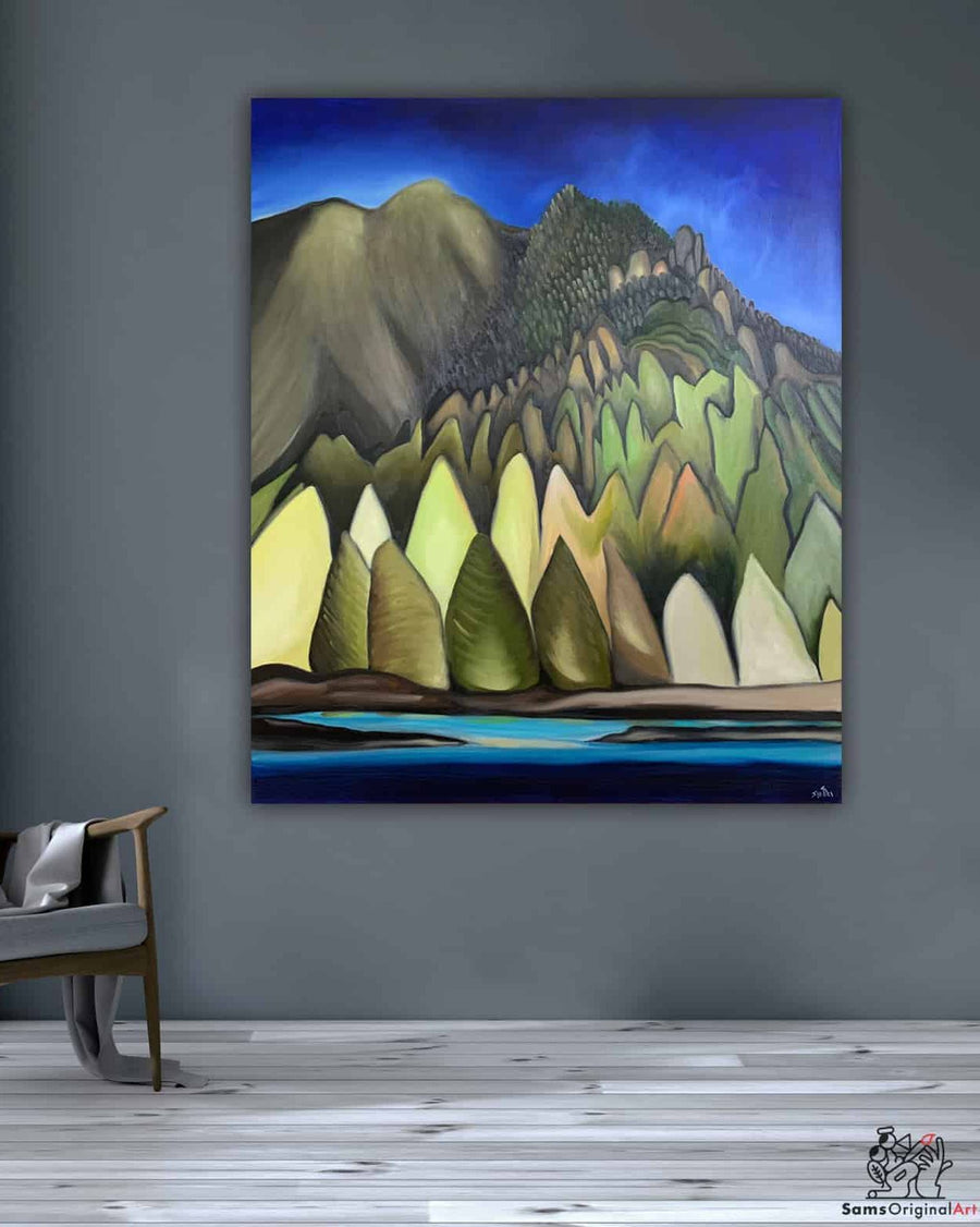 Mountain Paintings Vancouver Wall Art Decor