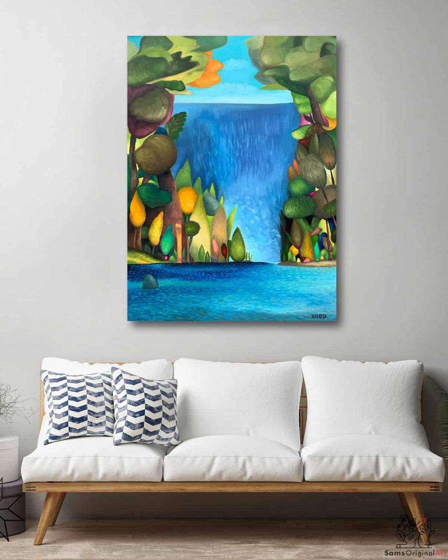 Bright and Colorful River Paintings