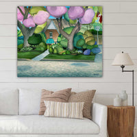 Cherry Blossom Vancouver Canvas Prints