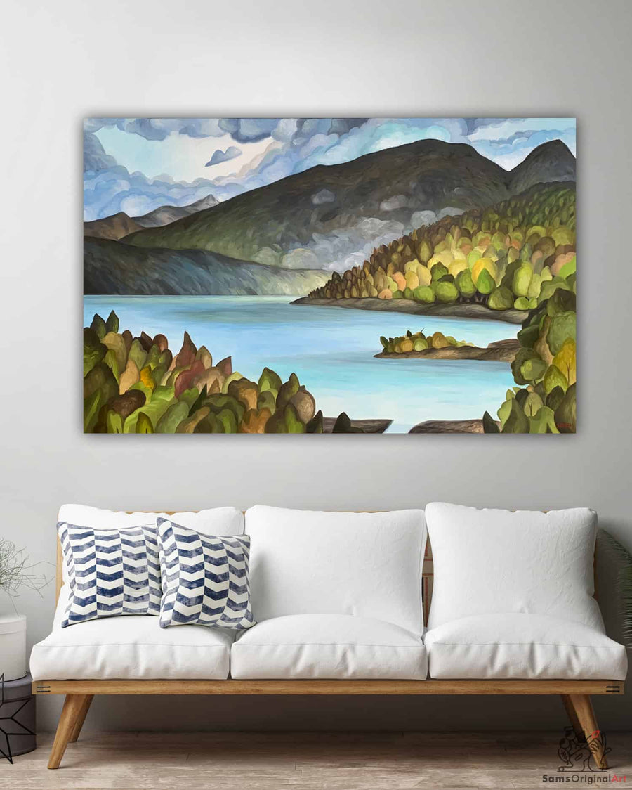 Mountain, Cloud and Ocean Paintings Vancouver