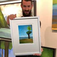 Two Trees and Ocean Paintings