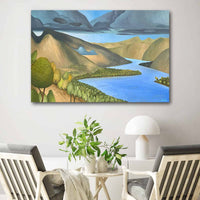 River Cloud Kamloops Paintings