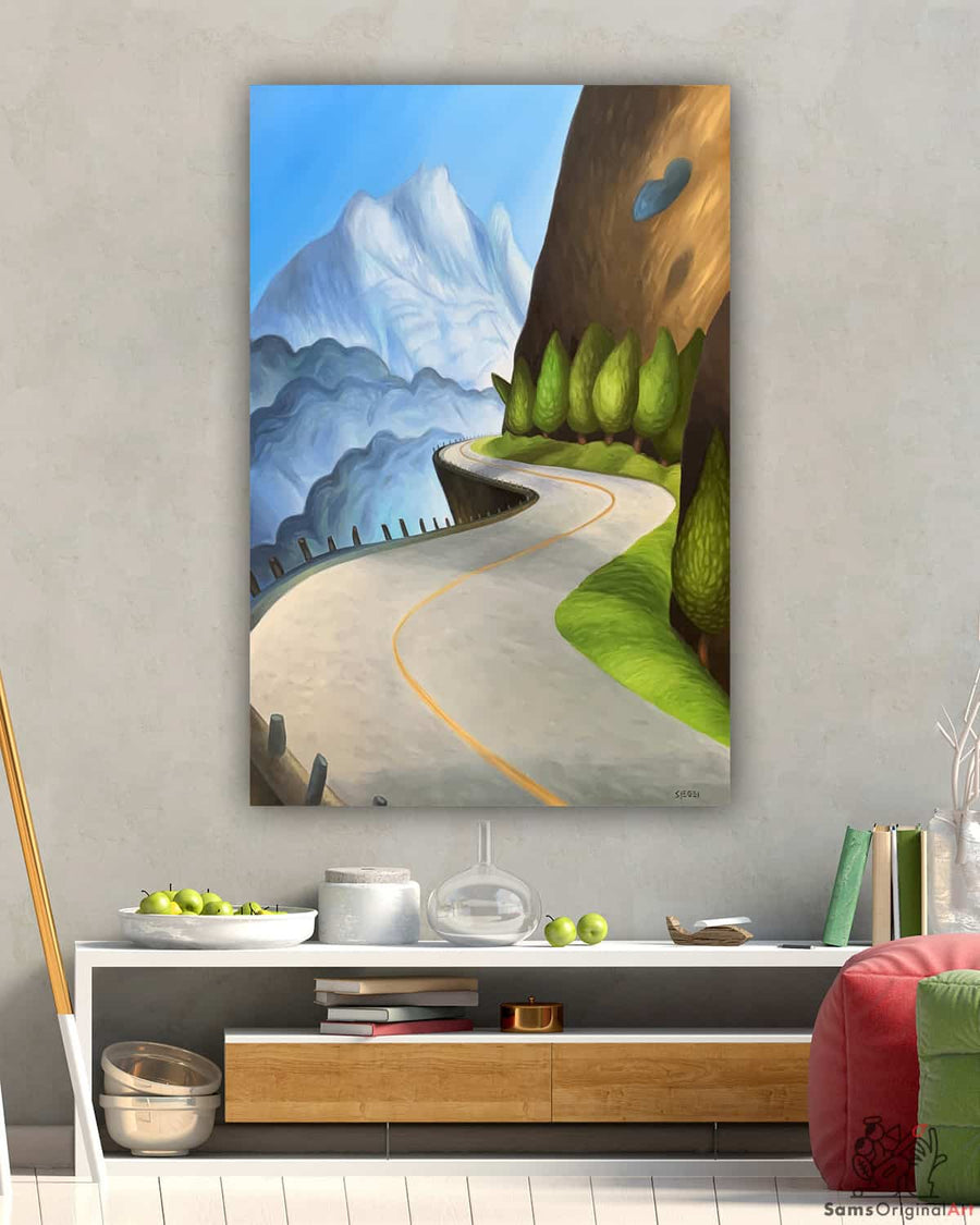 Winding Road Paintings and Canvas Prints for Sale